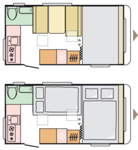 Adria Aviva 442 PH Grundriss