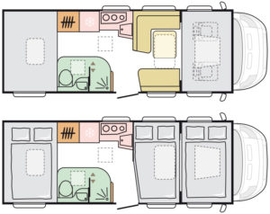 Adria Coral XL 670 SL ALL-IN Grundriss
