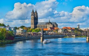 Magdeburg Sachsen-Anhalt Stadt Elbe Fluss - Foto TillVoig // Pixabay