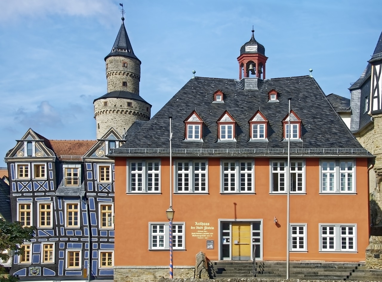 Deutschland Idstein Altstadt Rathaus Fachwerk, Foto Makalu - Pixabay