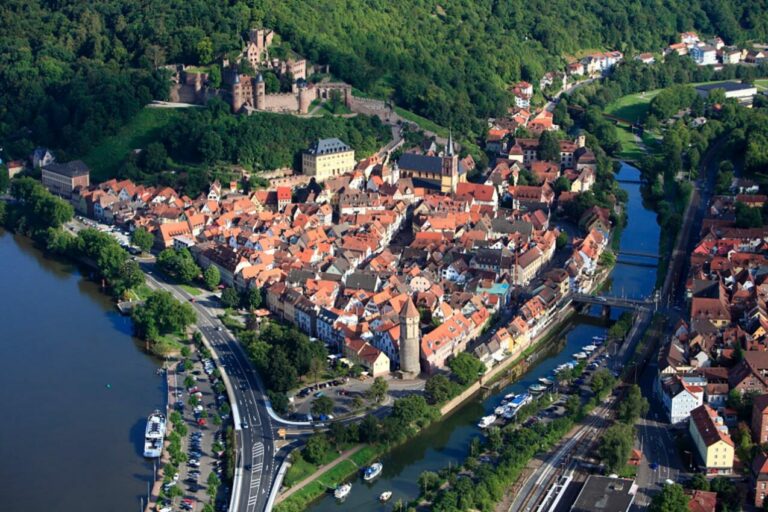 Wertheim von oben ©Tourismus Region Wertheim Peter Frischmuth argus 768x512