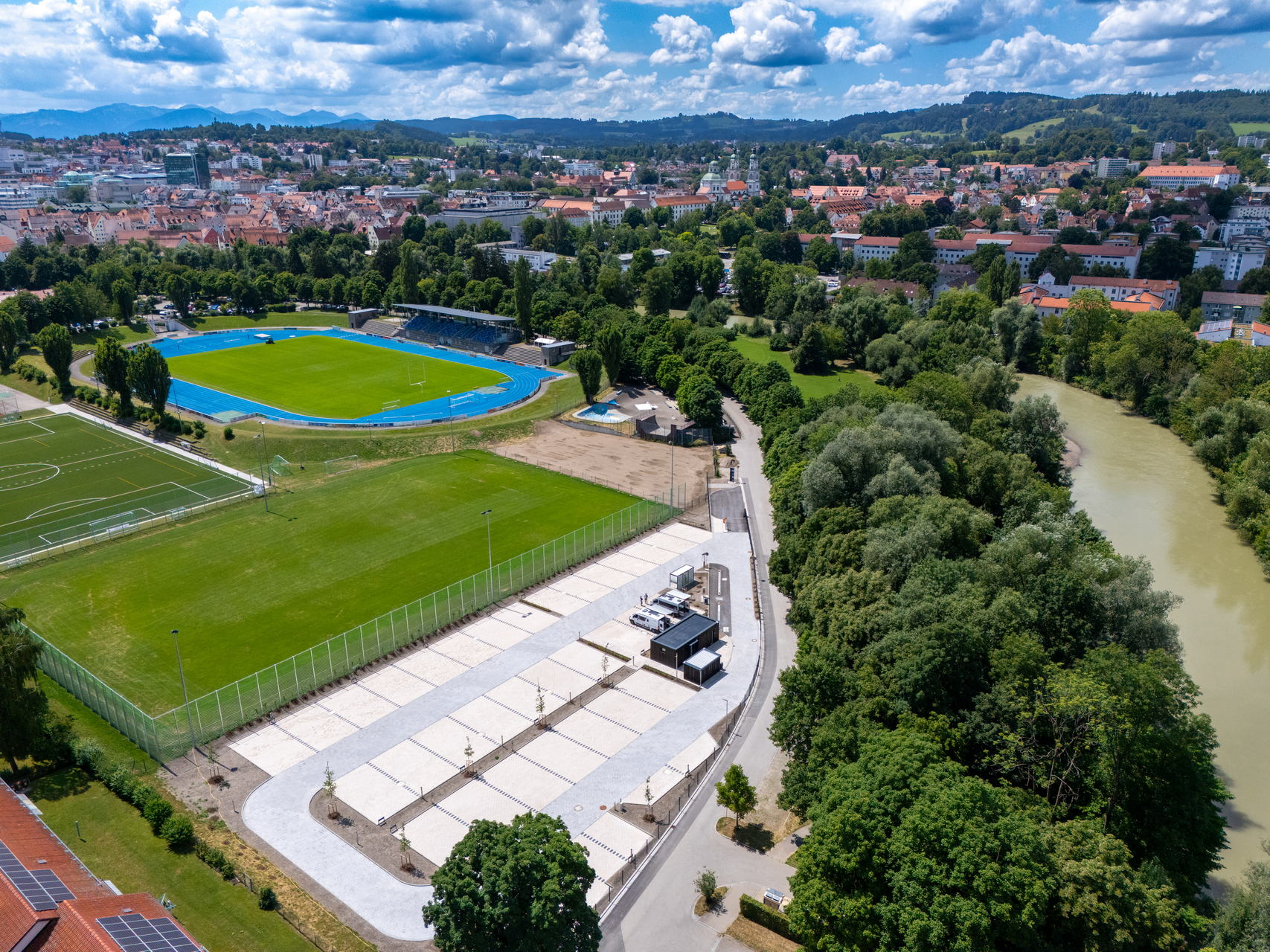 Wohnmobilstellplatz Kempten, Foto: Stadtmarketing Kempten GmbH